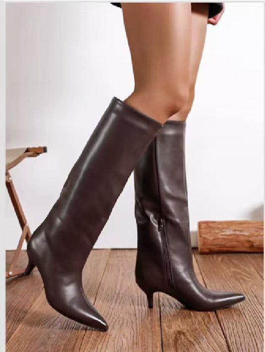 Knee High Boot Nappa BROWN