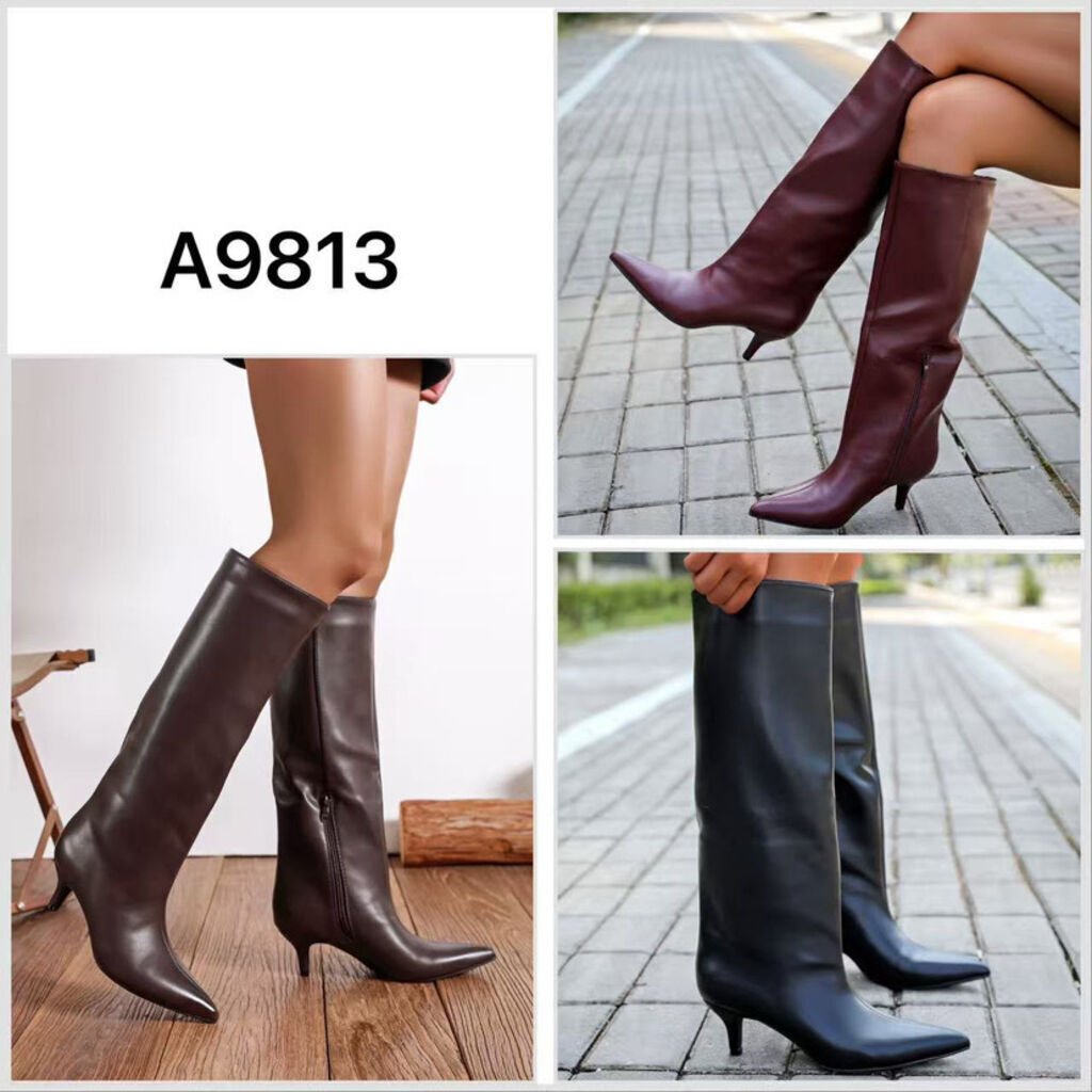 Knee High Boot Nappa NERO