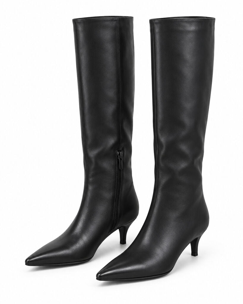 Knee High Boot Nappa NERO