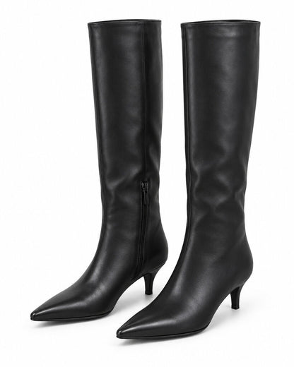 Knee High Boot Nappa NERO