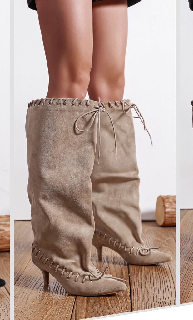 Knee High Boot Suede KAKHI