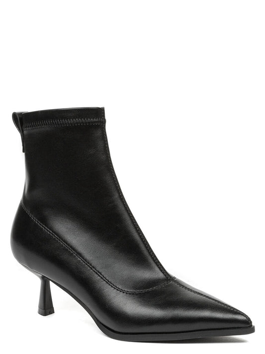 Black Ankle Boot with Kitten Heel