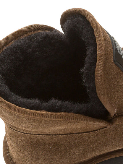 Brown Suede Ankle Boot with Lug Sole