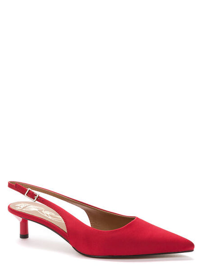Red Slingback Kitten Heel Pump