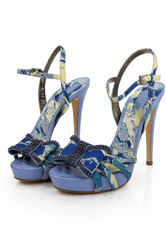 Shoes Nappa Bei/Blu