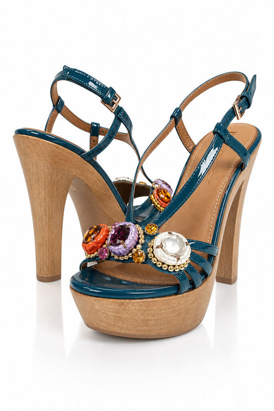 Shoes Vernice Bleu