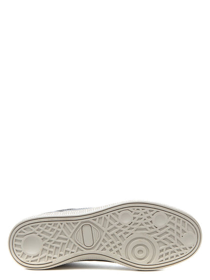 Black and Beige Colorblock Sneaker with Contrast Laces