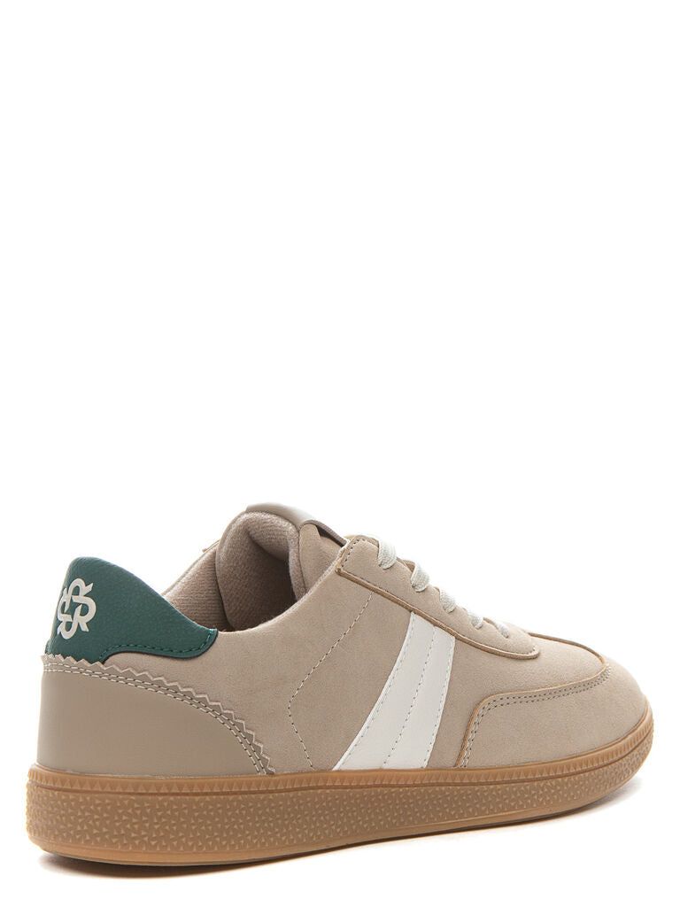 Sneaker Nappa BEI/GRN