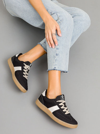 Sneaker Nappa BLK/BEI
