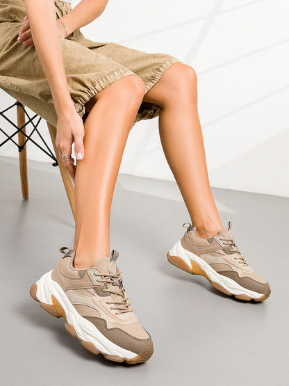 Sneaker Nappa BEI/BRW