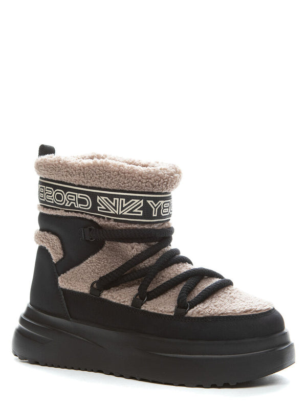 Snow Boot Sue/Fur BRW/BLK