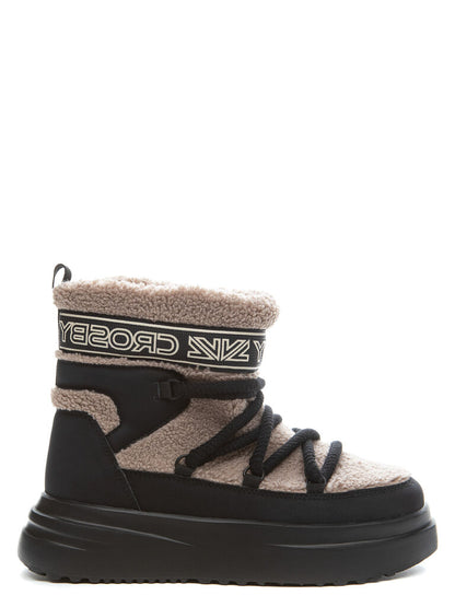 Snow Boot Sue/Fur BRW/BLK