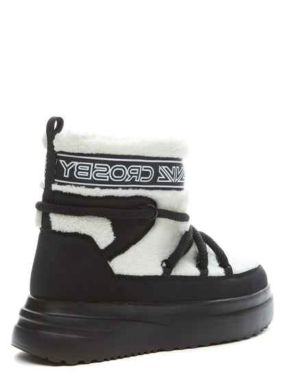 Snow Boot Sue/Fur MIL/BLK
