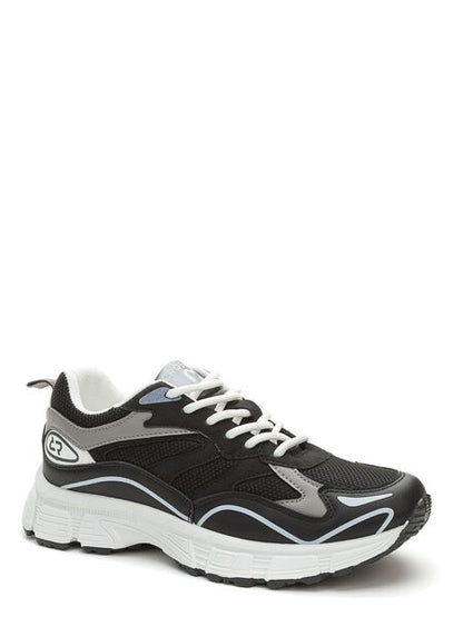 Sneaker Mesh BLA/WHI