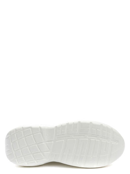 Gray Mesh Sneakers with Chunky Sole