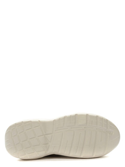 Gray Mesh Sneakers with Bold Comfort Sole