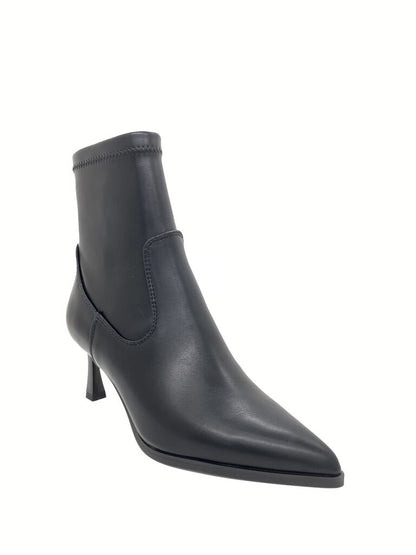 Black Ankle Boot with Sleek Stiletto Heel