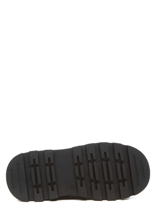Black Suede Platform Boot with Cozy Lining