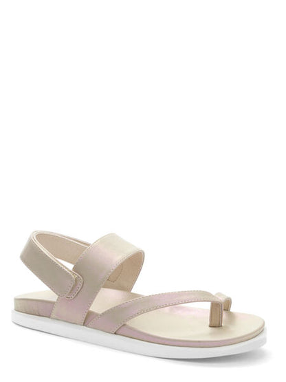 Beige Sandal with Adjustable Straps