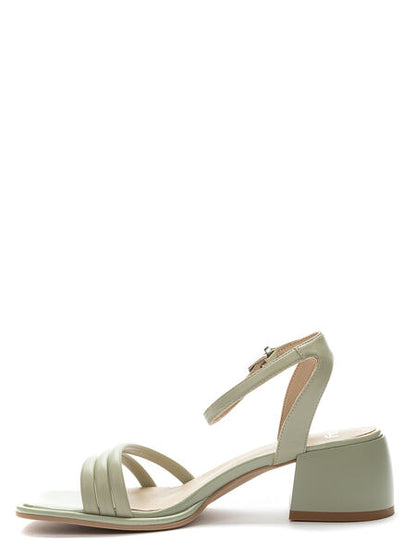 Sage Strappy Slingback Sandal with Block Heel