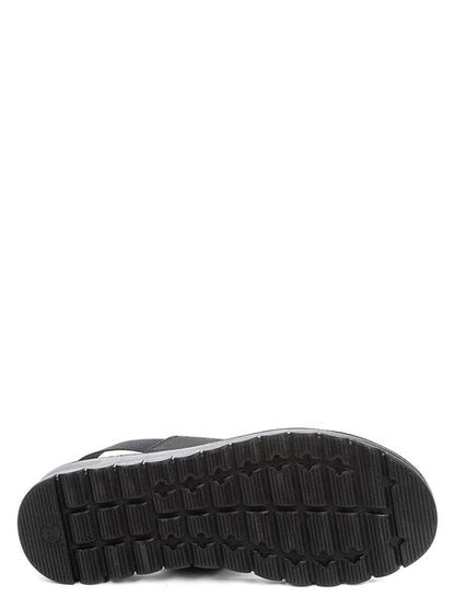 Black Strap Sandals with Adjustable Band