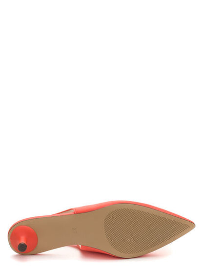 Coral Slingback Kitten Heel Pump