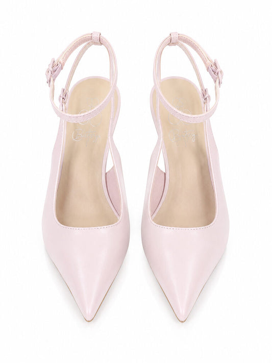 Ankle Strap Pump Nappa L.PINK