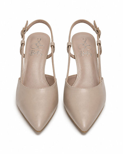 Sling-Back Nappa L.BEIGE