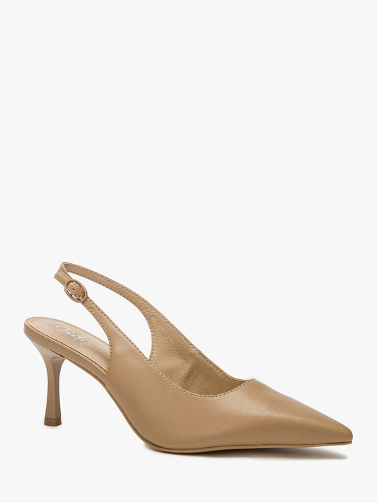 Sling-Back Nappa BEIGE