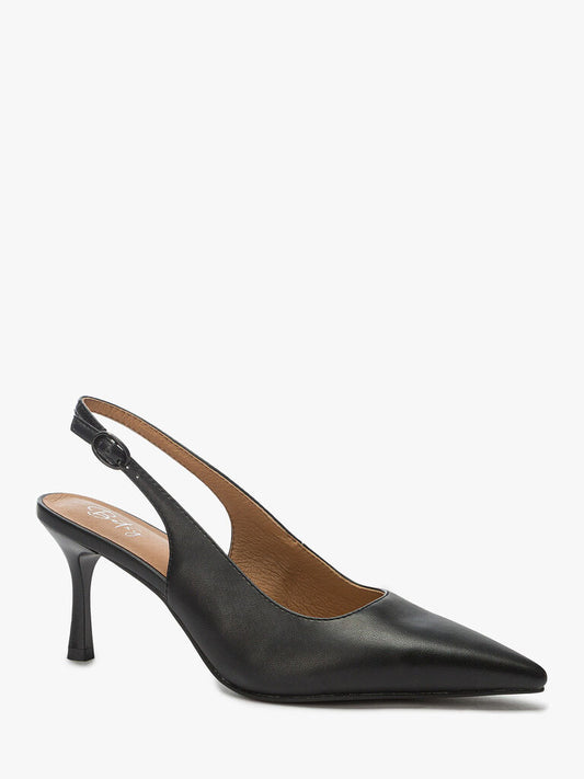 Sling-Back Nappa BLACK