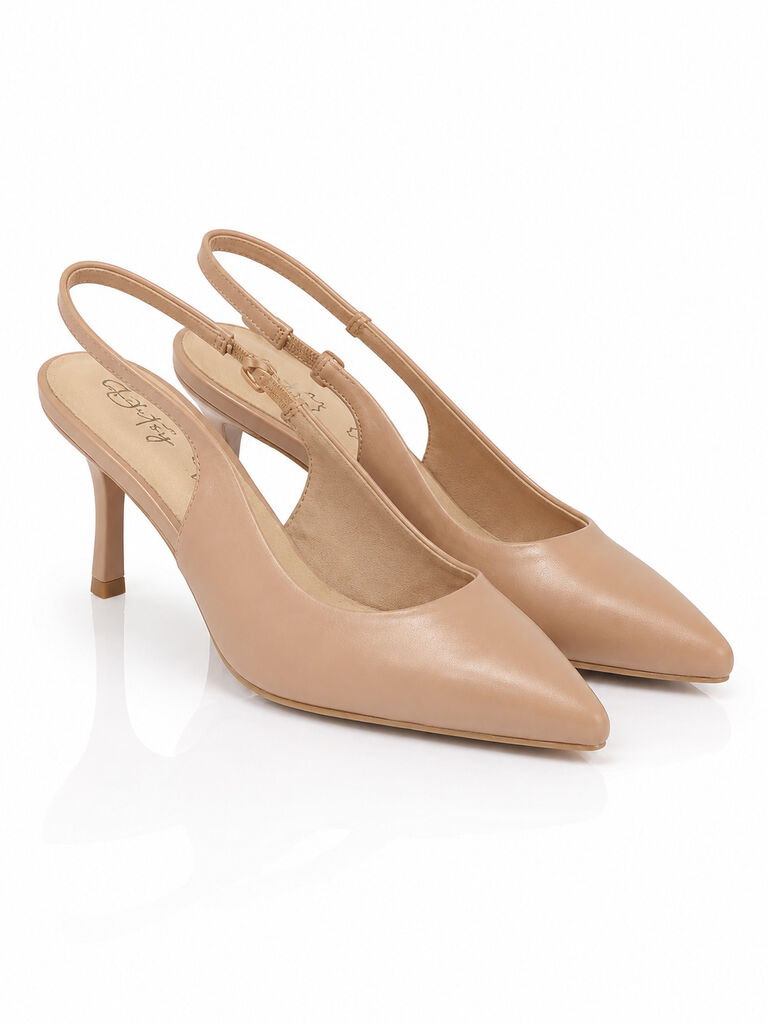 Sling-Back Nappa BEIGE