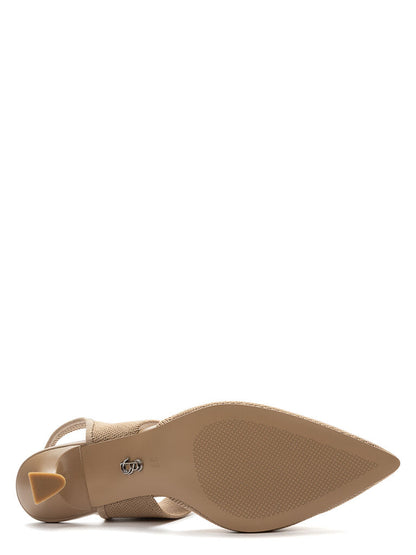 Ankle Strap Pump Tessuto BEIGE