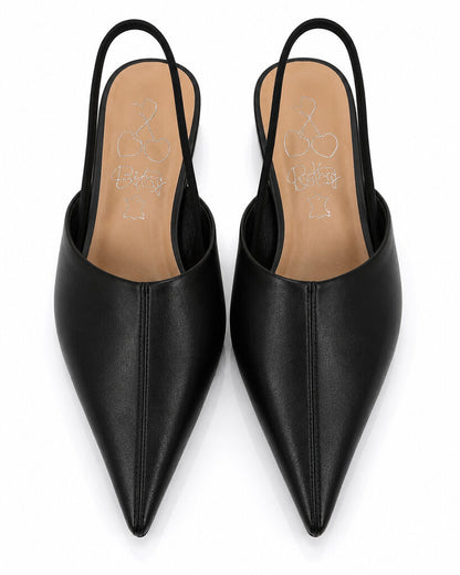 Flat Shoe Nappa BLACK