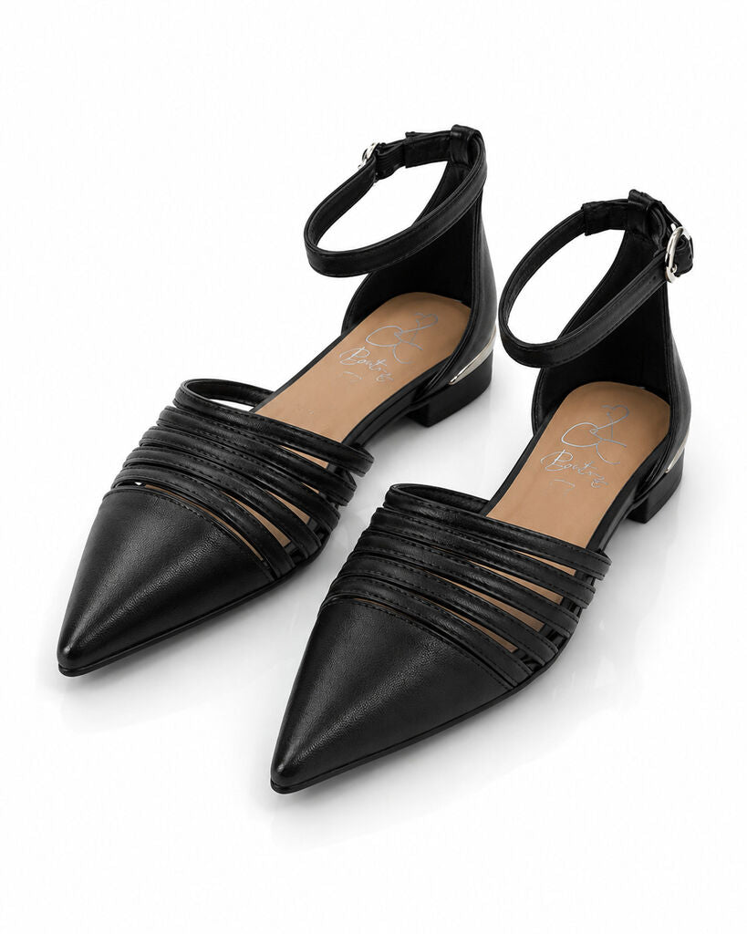 Flat Shoe Nappa BLACK