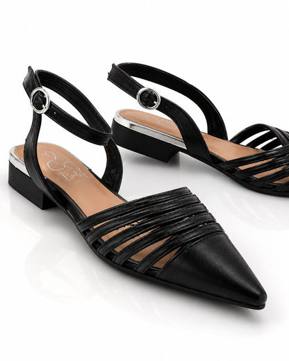 Flat Shoe Nappa BLACK