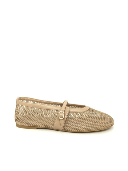 Mary Jane Shoe Nappa BEIGE