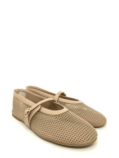 Mary Jane Shoe Nappa BEIGE