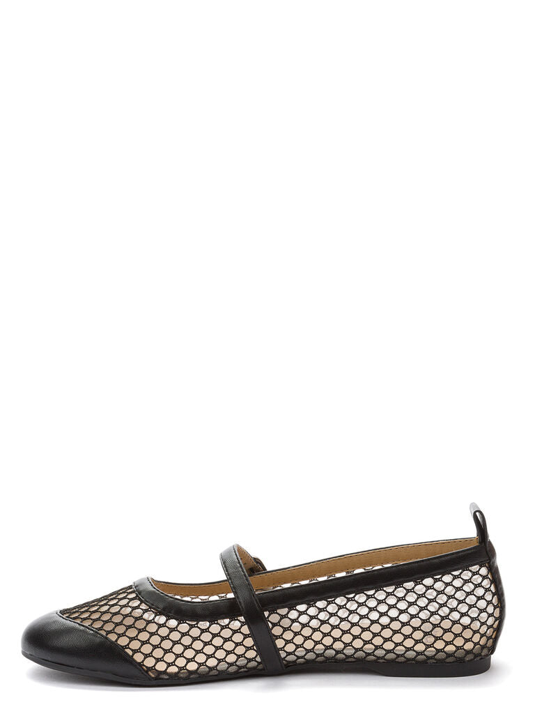 Mary Jane Shoe Mesh BLACK