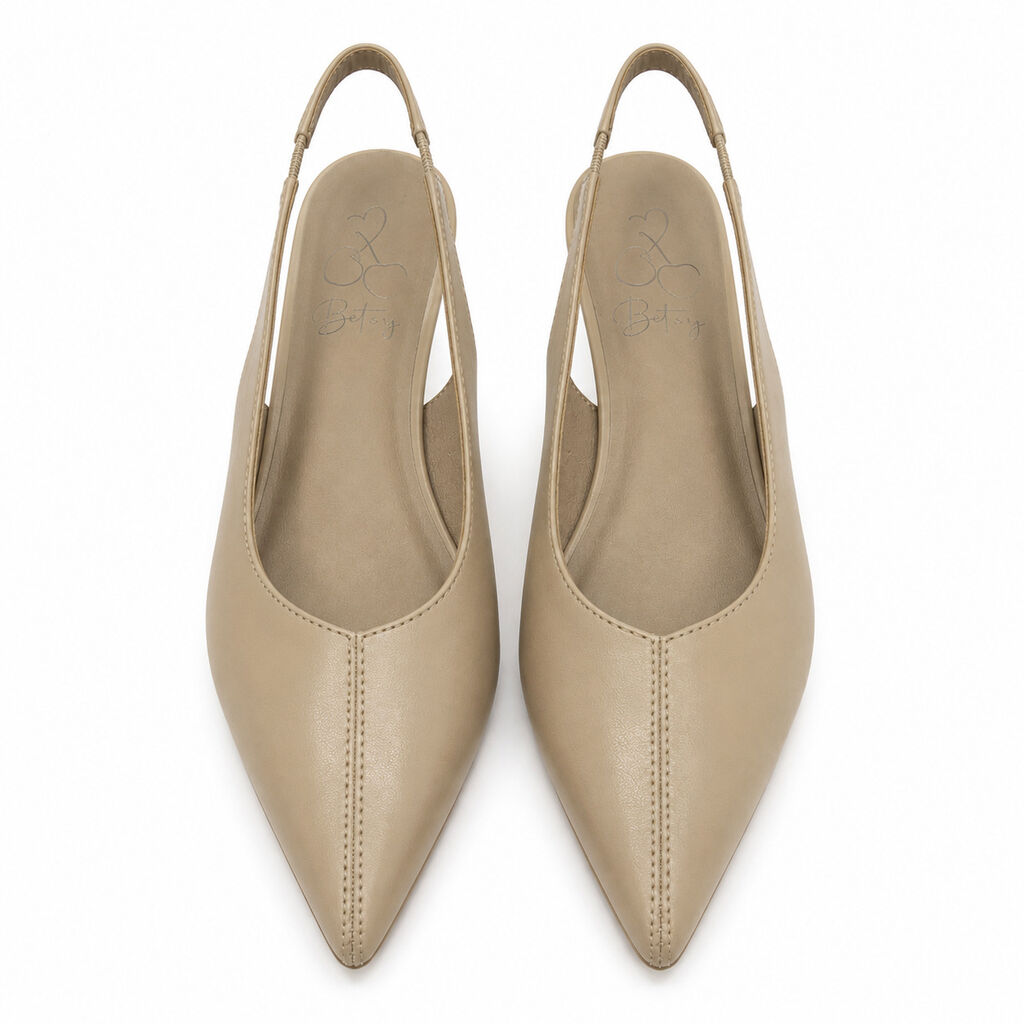 Sling-Back Nappa BEIGE
