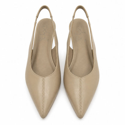 Sling-Back Nappa BEIGE