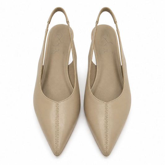 Sling-Back Nappa BEIGE