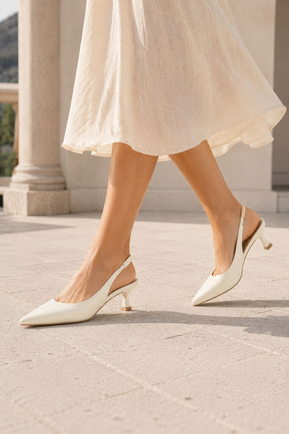 Sling-Back Nappa L.BEIGE