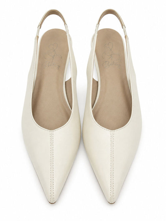 Sling-Back Nappa L.BEIGE