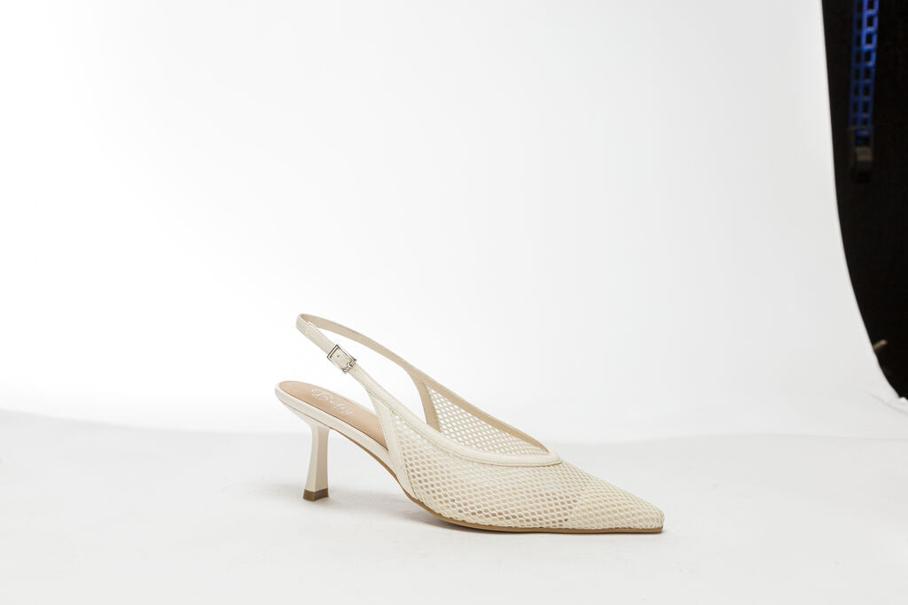 Sling-Back Tessuto LBEIGE
