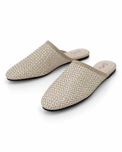 Mule Tessuto GOLD