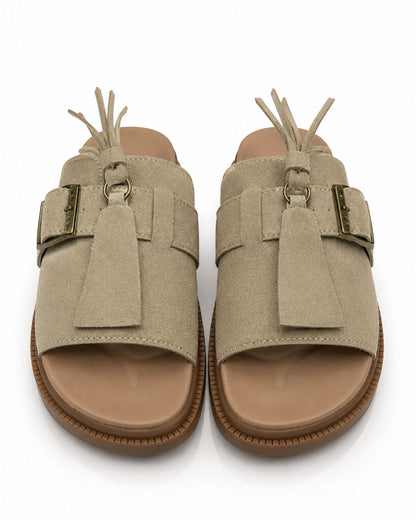 Slide Suede BEIGE