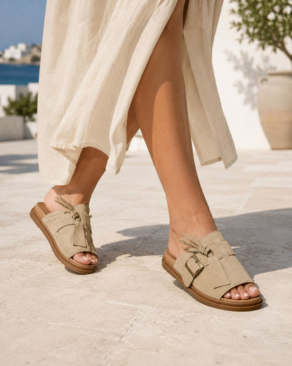 Slide Suede BEIGE
