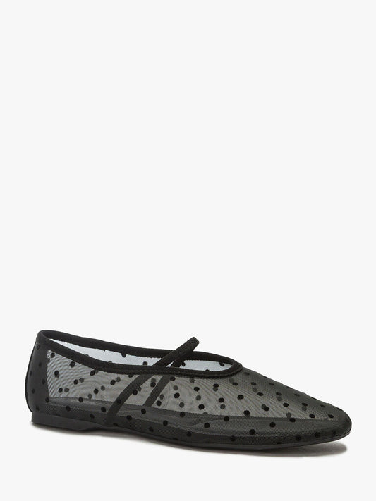 Mary Jane Shoe Mesh BLACK
