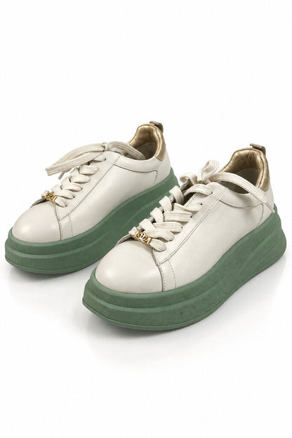 Sneaker Nappa BEI-GRN