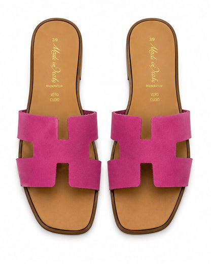 Shoes Nabuk FUXIA